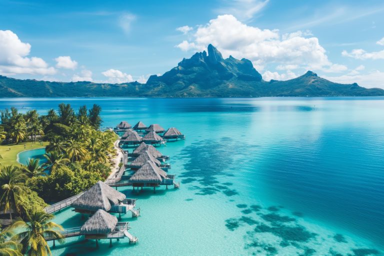 Overwater bungalow, French Polynesia, Bora Bora